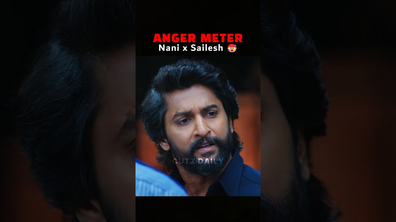 Anger Meter of Nani Hit 3 Movie Director 🥵 