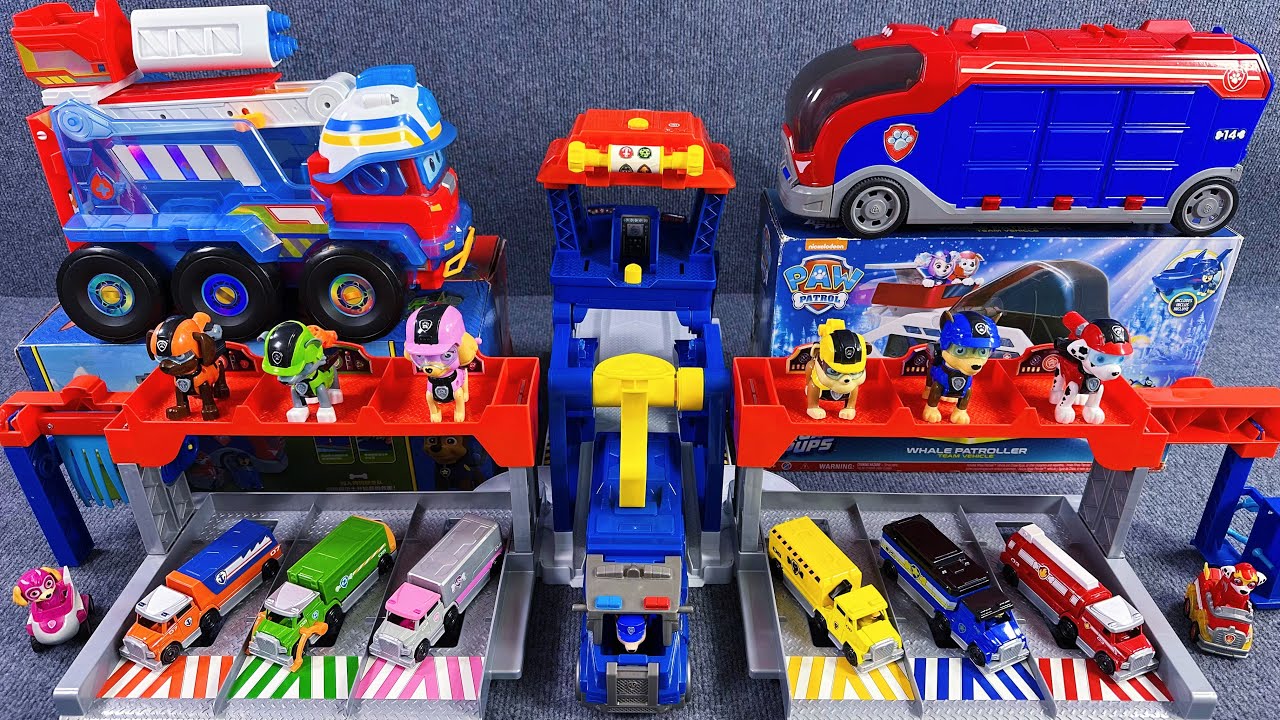 13 minutes of satisfying unboxing | The cool Paw Patrol Truck Stop Set ASMR | Review Toys