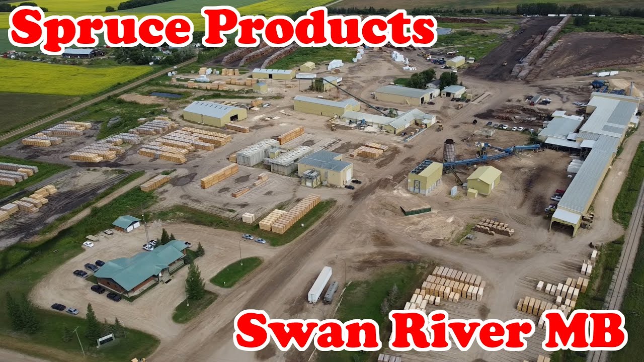 Spruce Products Sawmill - Swan River MB - Travels with Bill