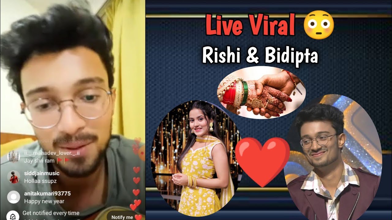 Indian idol | Rishi Singh Live | Bidipta or Meri Jodi Best hai 😍 | Idol family