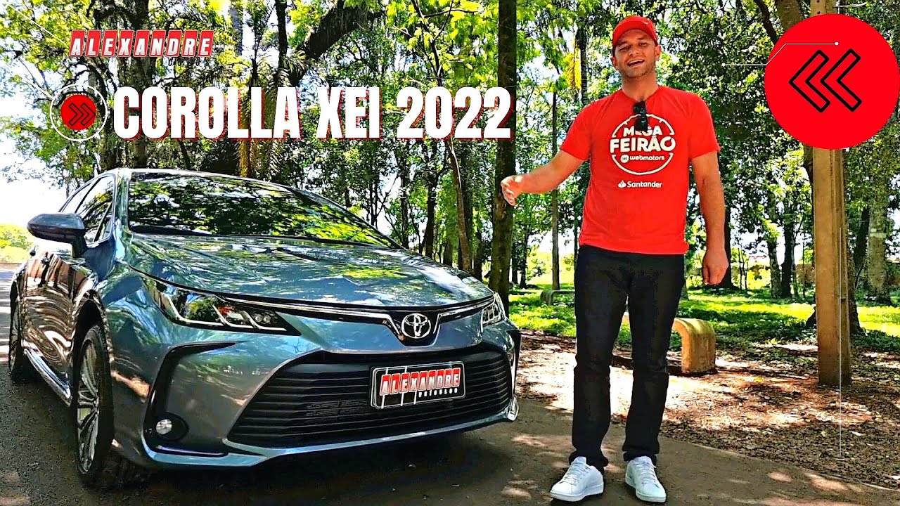 Novo Corolla Xei 2022 🔹 Na cor Azul
