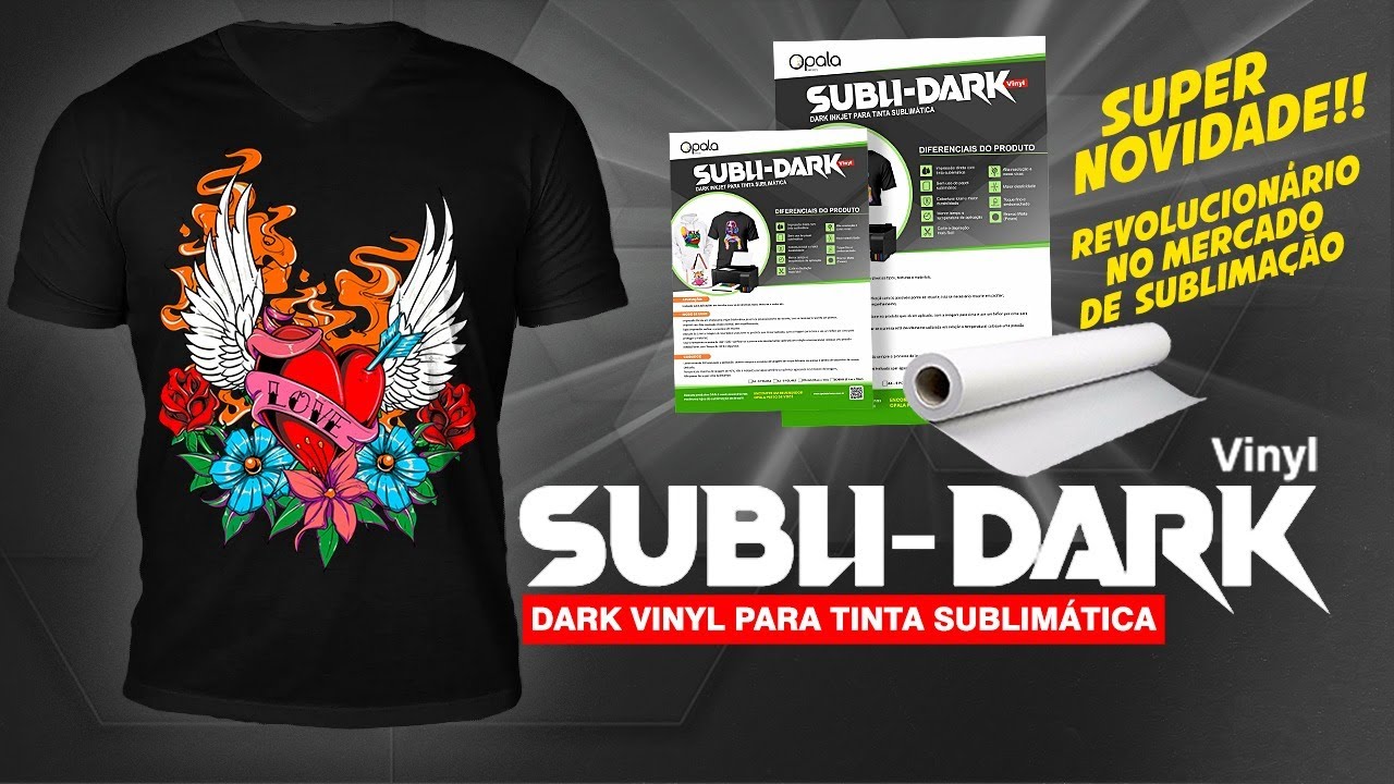 Estampar camisetas pretas com sublimação: técnica inovadora sem o uso de OBM e melhore sua produção.