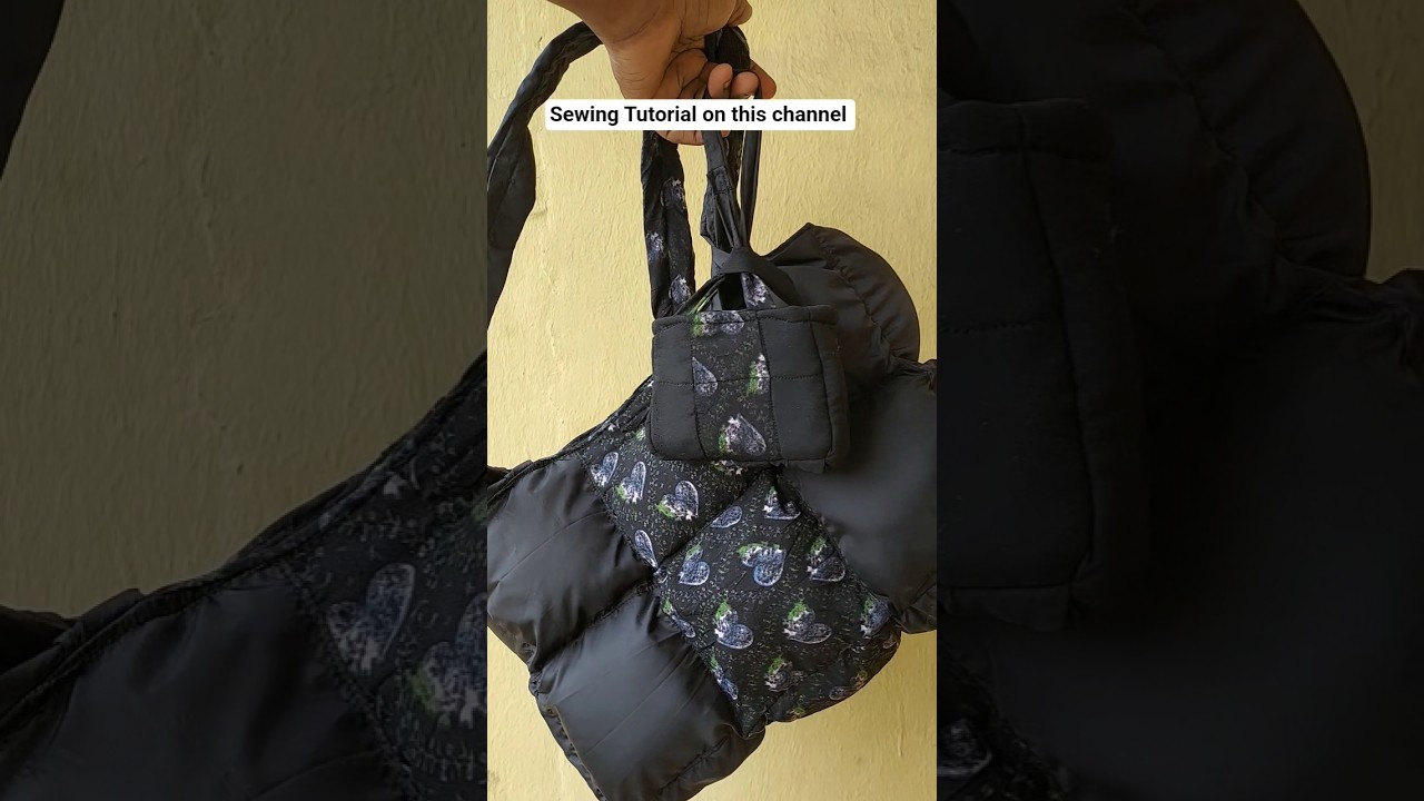 puff quilt bag sewing tutorial 