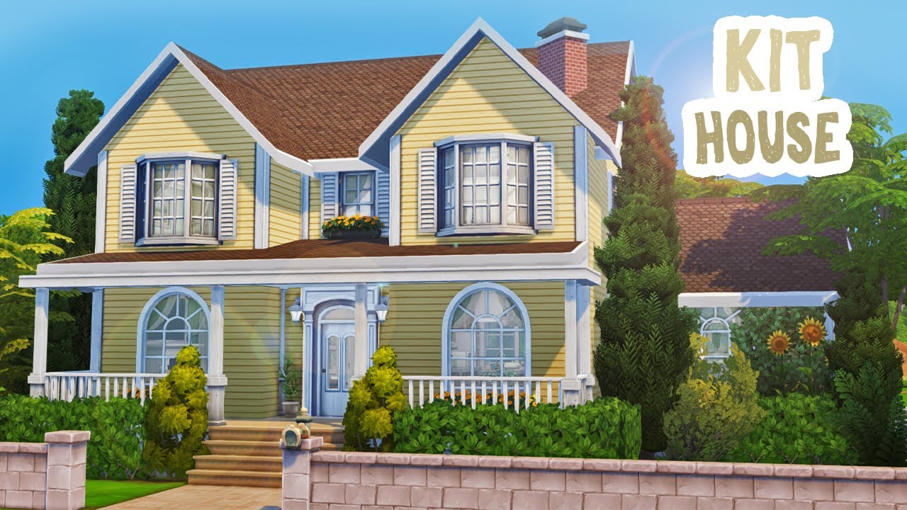 Kit House || The Sims 4 Family Home: Speed Build