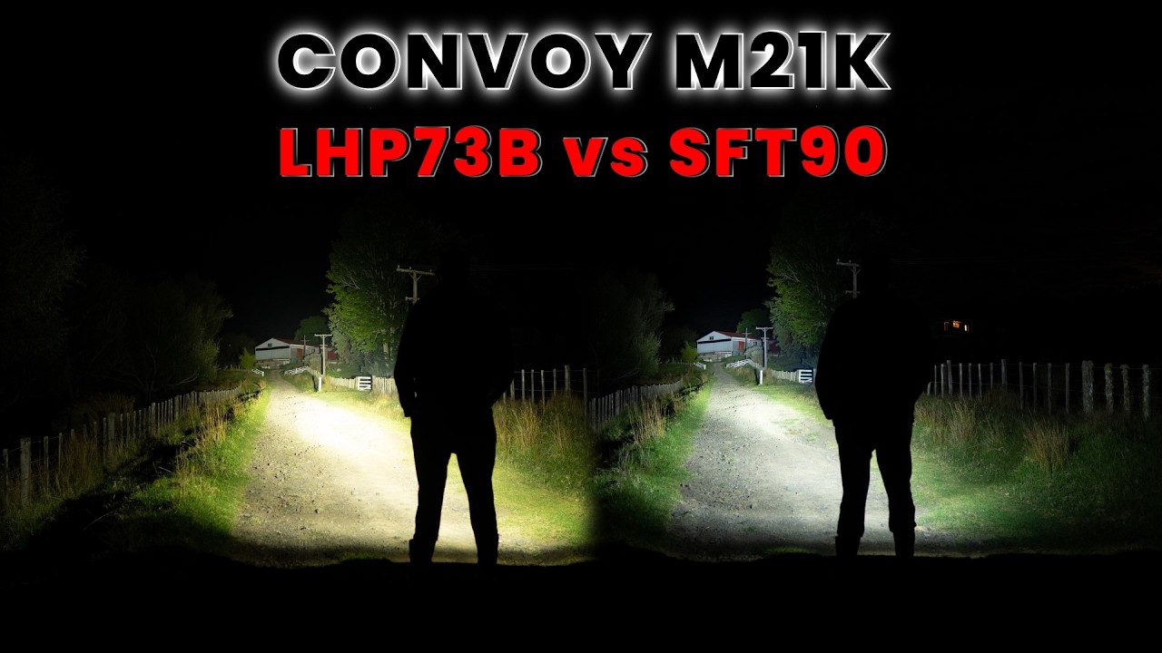 Convoy M21K Comparison Review - LHP73B vs SFT90 - w/ Measurements and Graphs