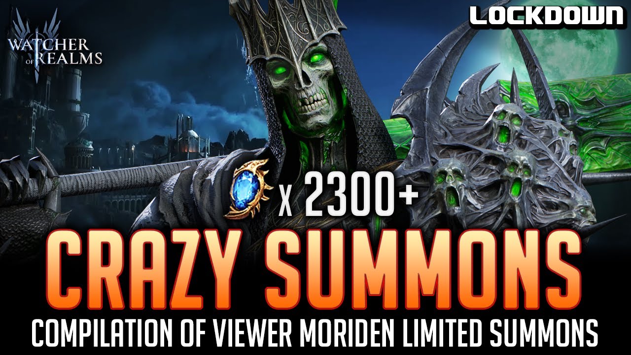 WOR: Crazy 2300+ Moriden Summons! Watcher of Realms Viewer Pulls