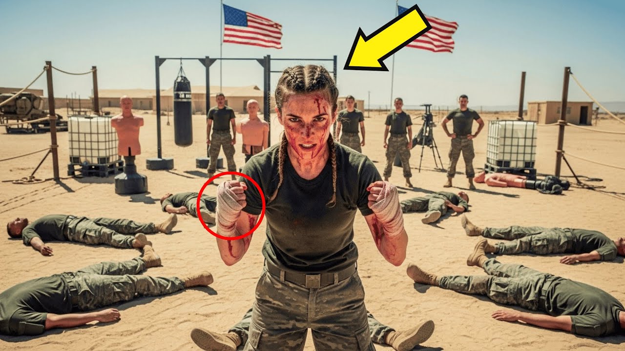 Ze noemden haar zwak tijdens de training — toen sloeg ze vijf mariniers knock out