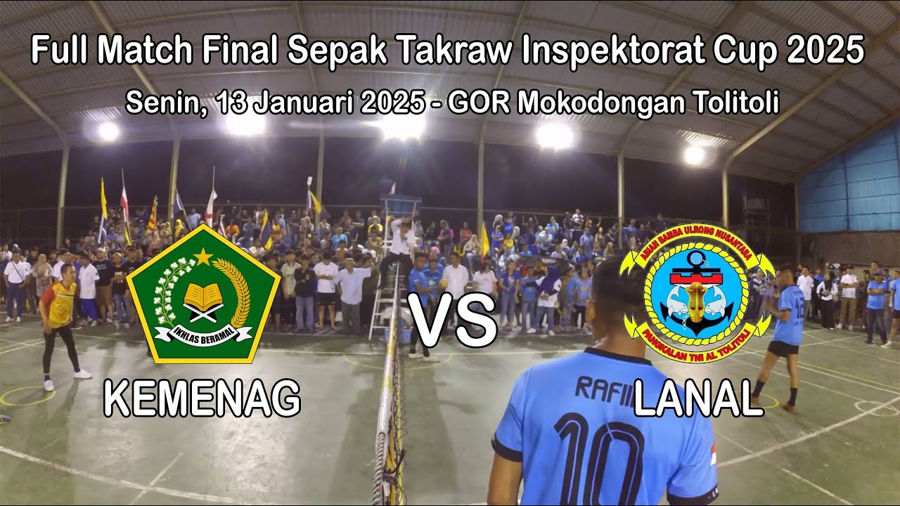 Full Match Final Sepak Takraw Inspektorat Cup 2025 (TOLITOLI)
