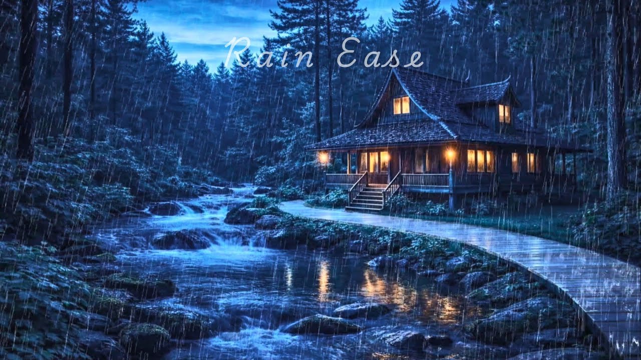 Gentle Night RAIN – Night Rain Sounds for Calm, Sleep & ASMR Comfort