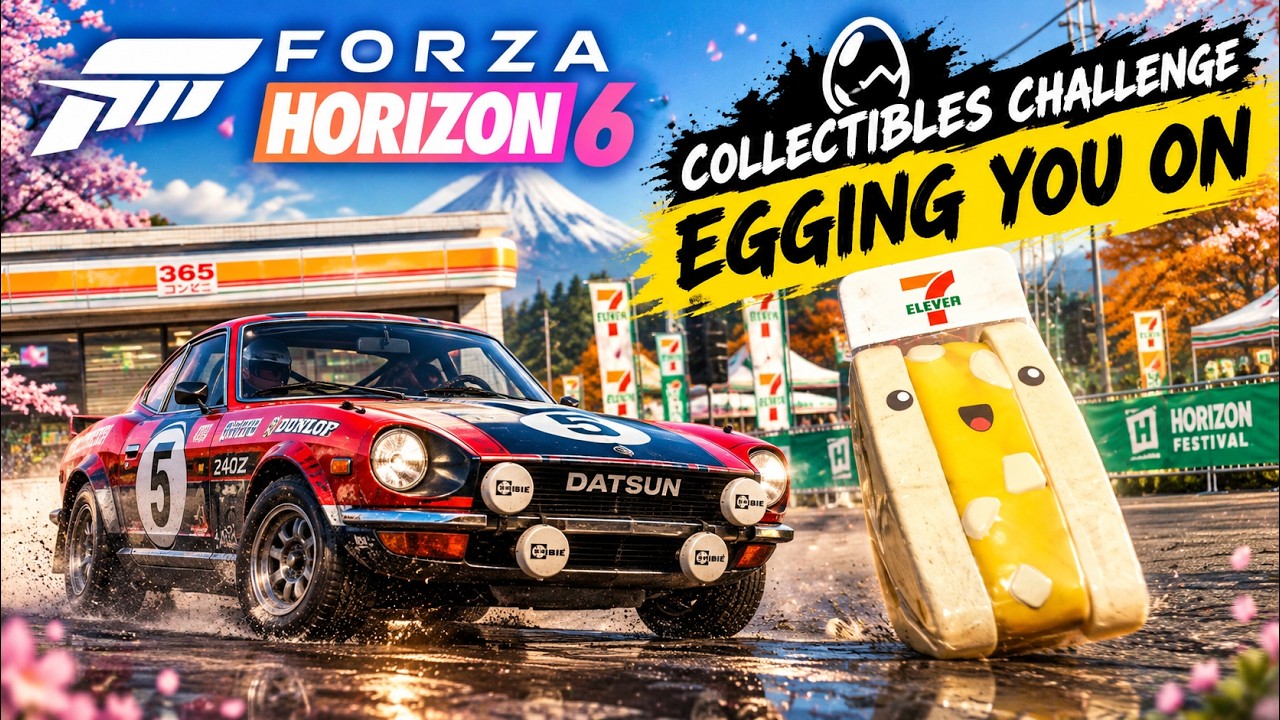 Forza Horizon 6 &mdash; Испытание &laquo;EGGING YOU ON&raquo;: как разбить 20 сэндвичей с яйцом и выполнить все кол...