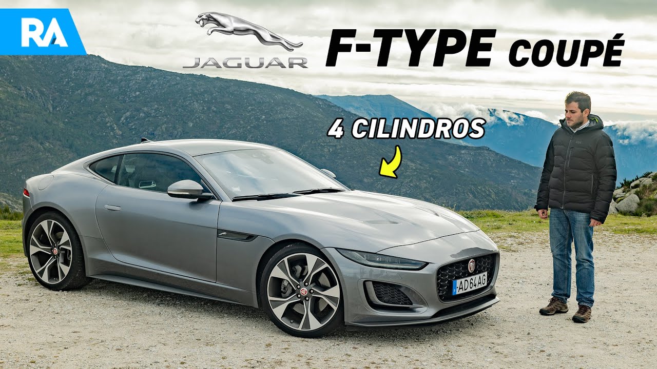 Jaguar F-Type Coupé (300 cv). Os QUATRO CILINDROS acompanham o estilo? 🔥
