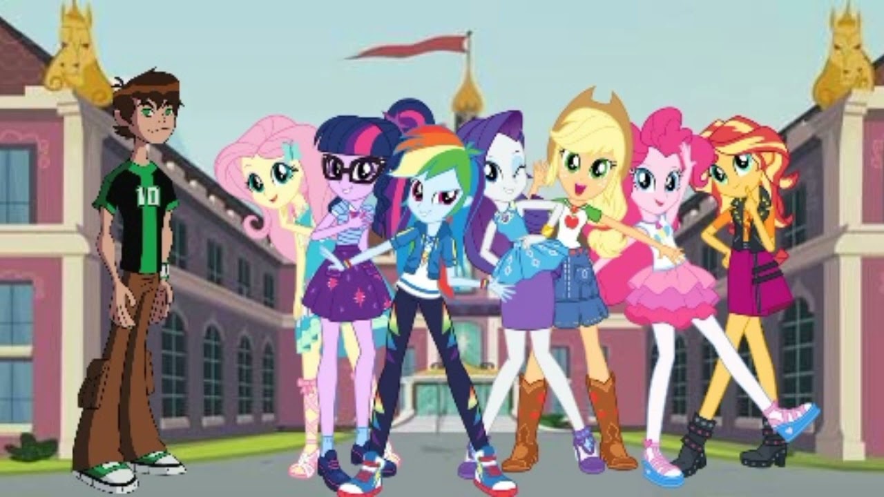 Yo como ben 10 en Equestria Girls Prologo