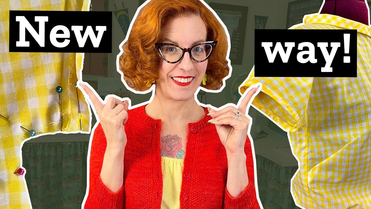 Sew bias tape facings differently! (Vintage sewing trick)