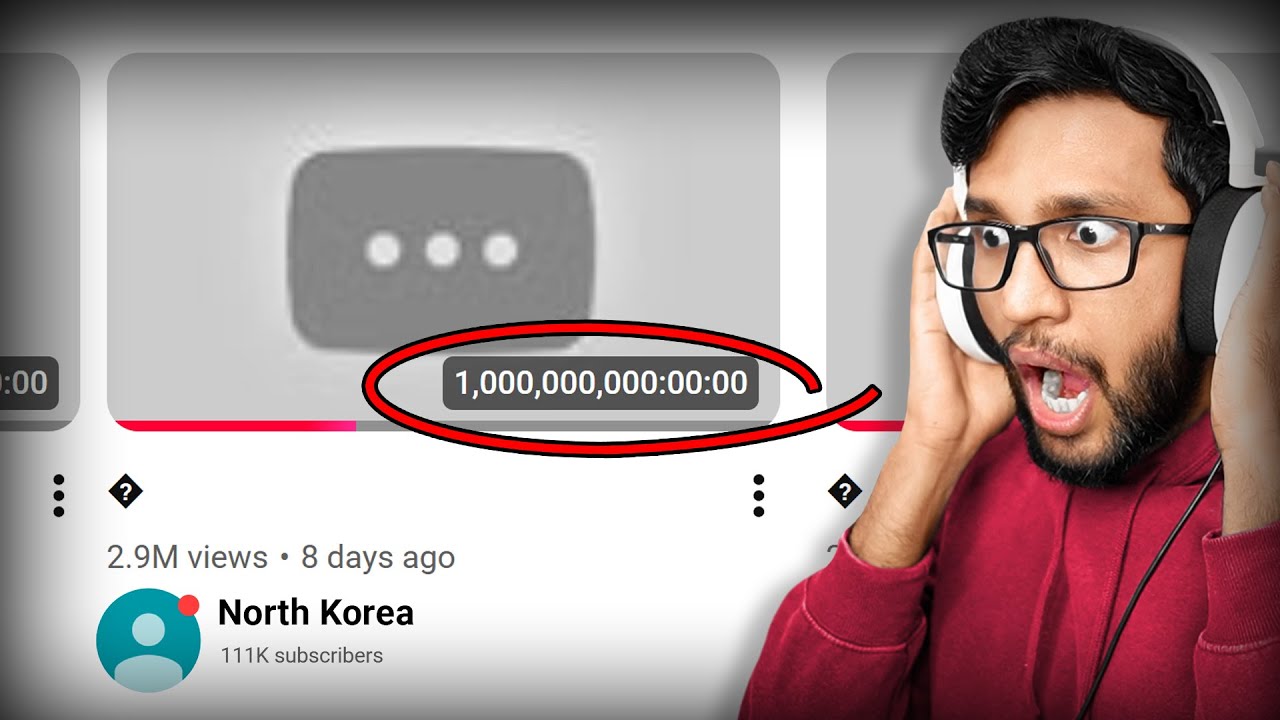 UNBELIEVABLE 1 BILLION HOURS DURATION OF THIS YOUTUBE GLITCHED VIDEO