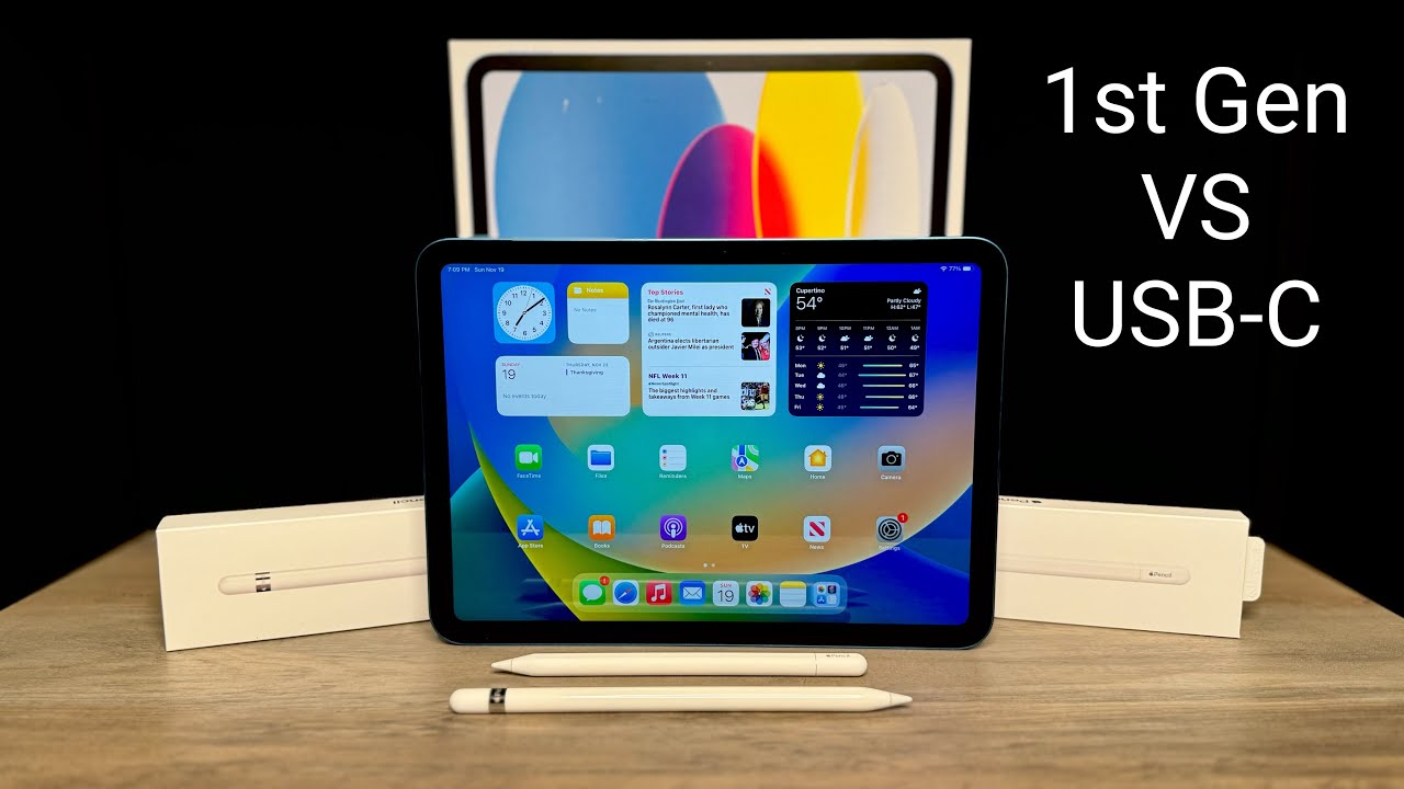 Apple Pencil 1-го поколения против Apple Pencil USB-C