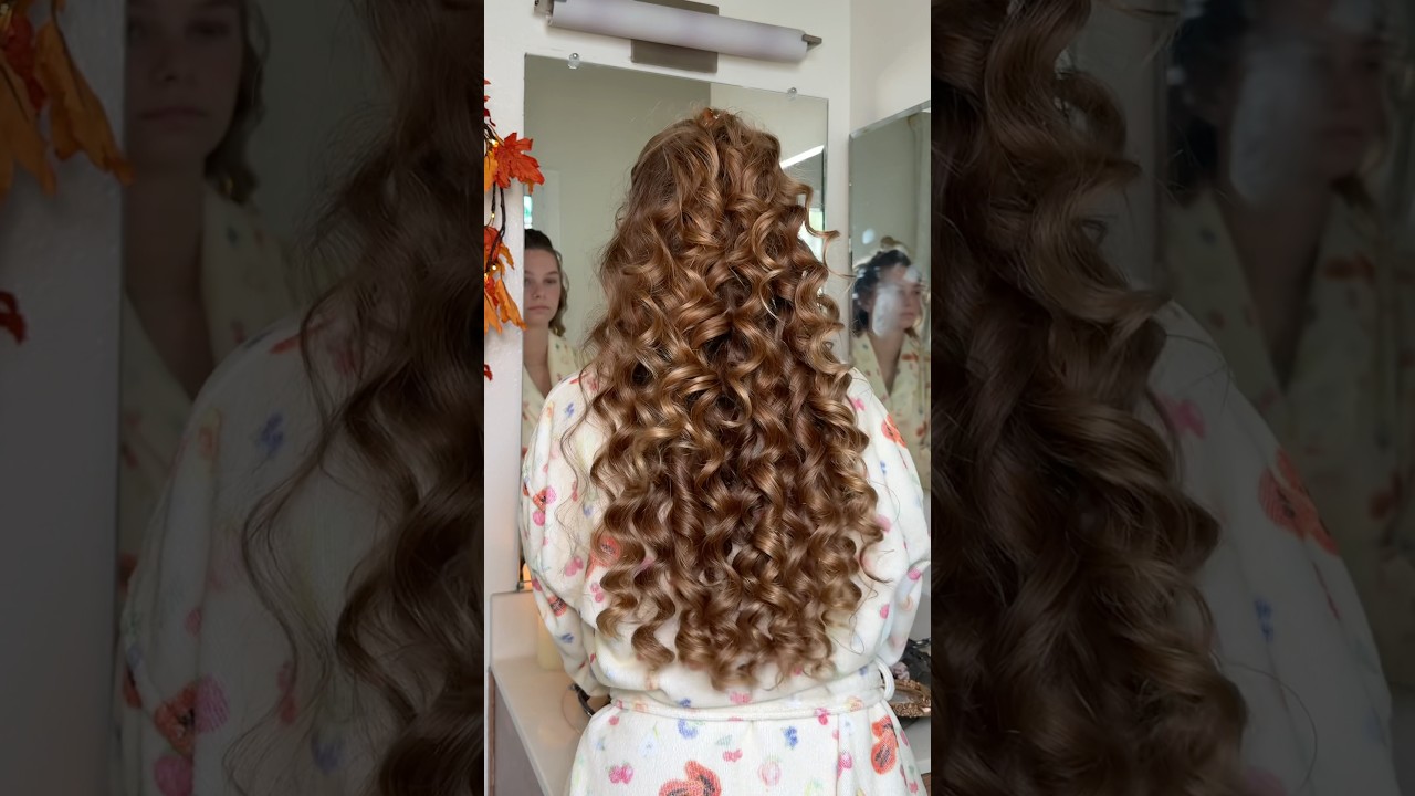 how to get CURLY heatless curls🌀
