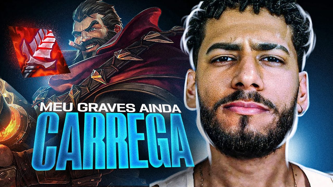 DUVIDARAM QUE EU ERA BOM DE GRAVES E AINDA TIVE QUE CARREGAR UM TROLL! - LoL Wild Rift