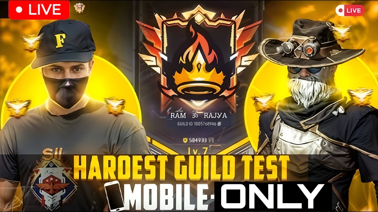 INDIA  1 GUILD RAM RAJYA GUILD TESTTEAM CODE GIVEWAY SPOOKXFF LIVE  #ff #freefire #shorts #spookxff