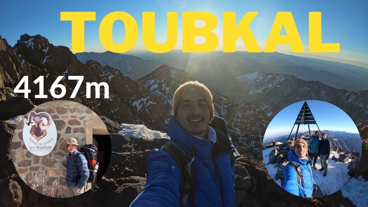 تحدي تسلق ثلاث قمم🏔 من سلاسل جبال توبقال في 3 ايام أعلى قمة في شمال إفريقيا  toubkal