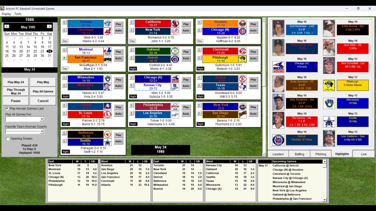 1986 MLB Replay: Mets/Dodgers