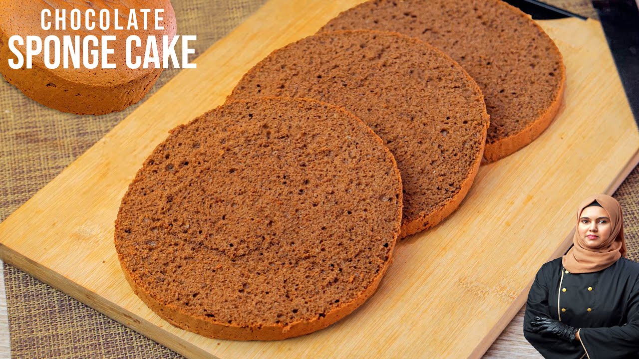 The Best Chocolate Sponge Cake | Master Class Baking | Soft & Fluffy