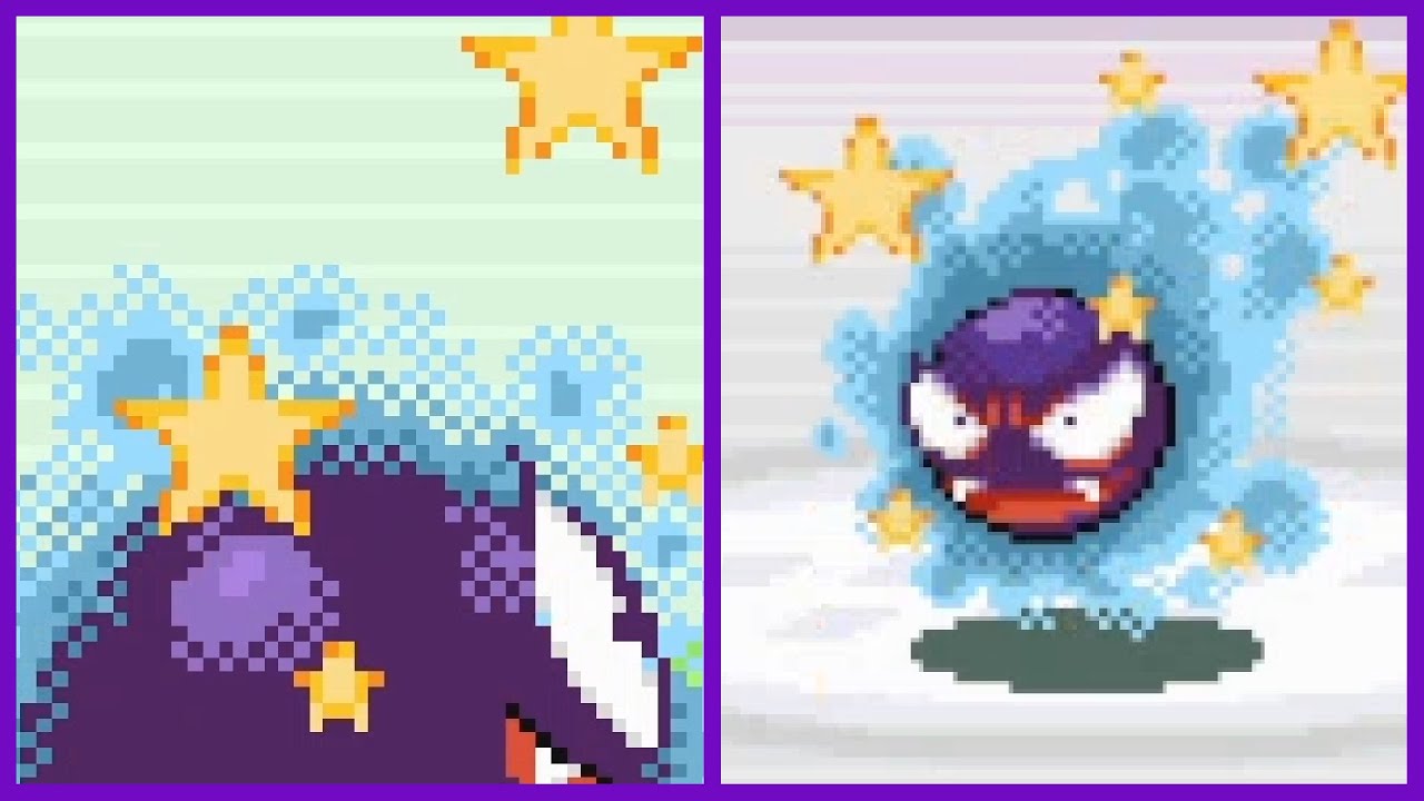 Шайни Гастли спустя 8390 случайных встреч в Pokemon Fire Red!