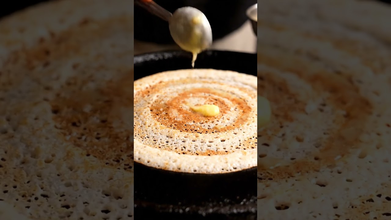 ASMR Dosa Preparation in 9 Seconds 🥞🔥 | Real Satisfying Cooking Sounds | AI