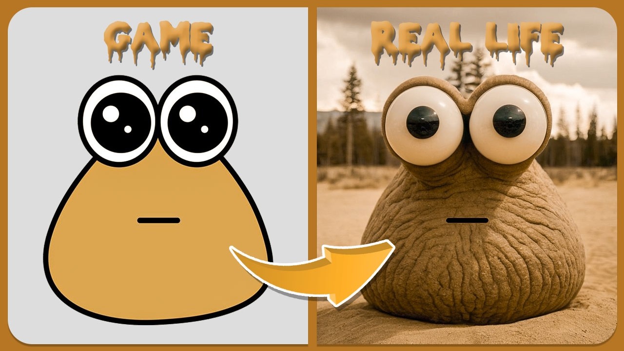 Bou's Revenge - Game VS Real Life | Pou In Real Life - All Endings Comparison