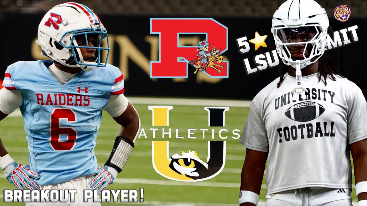 5 ⭐️ LSU commit + a BREAKOUT  Player in the Superdome!! || Rummel vs. University Lab