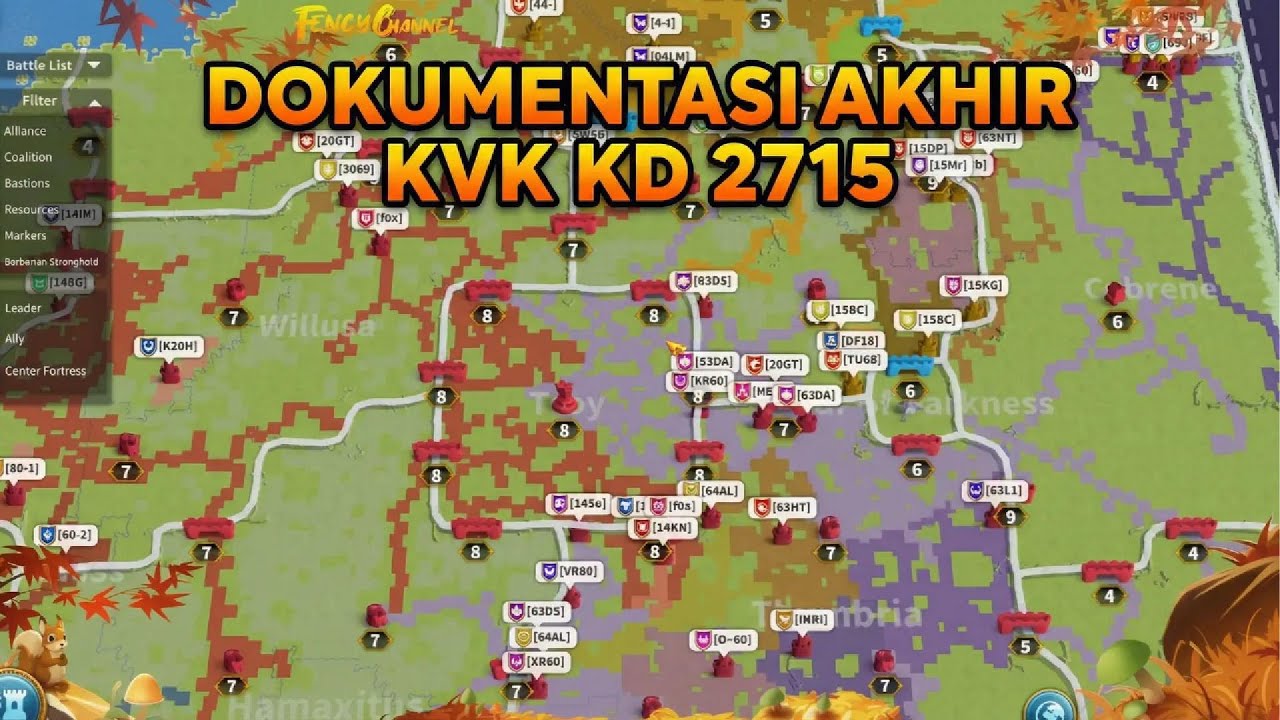 DOKUMENTASI AKHIR KVK KD INDO 2715!!! SAYANG KVK NYA KURANG GREGET GESSS! RISE OF KINGDOMS INDONESIA