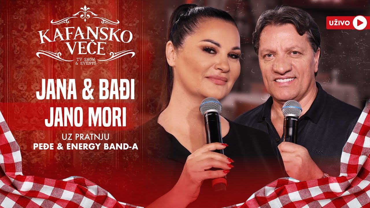 JANA & BADJI - JANO MORI | UZIVO | (PEDJA & ENERGY BAND) | 2024 | KAFANSKO VECE