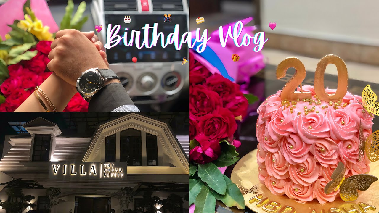 My Birthday Vlog 🥳🎂🍭| Husband surprised me twice✨ #birthdayvlog #happybirthday