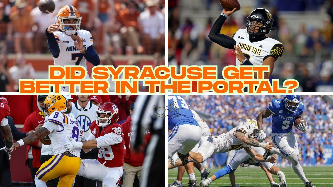 How did Fran Brown do reshaping Syracuse football's roster in the transfer portal?