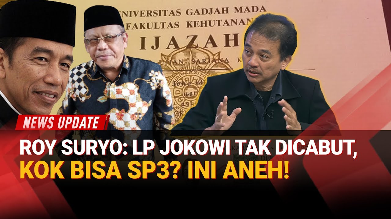 Roy Suryo Bongkar Fakta Baru: LP Jokowi Tak Dicabut, SP3 Ilegal?