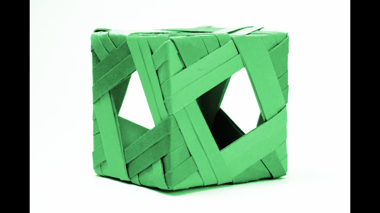 How to make a PAPER MODULAR CUBE (Modular Origami)