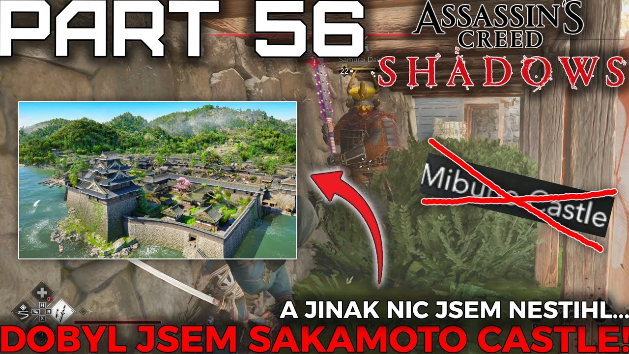 DOBYL JSEM (KONEČNĚ) SAKAMOTO CASTLE! |56#| Assassin's Creed Shadows | Sestříhaný |