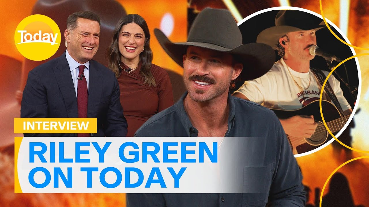 Country music superstar Riley Green catches up with Today | Today Show Australia