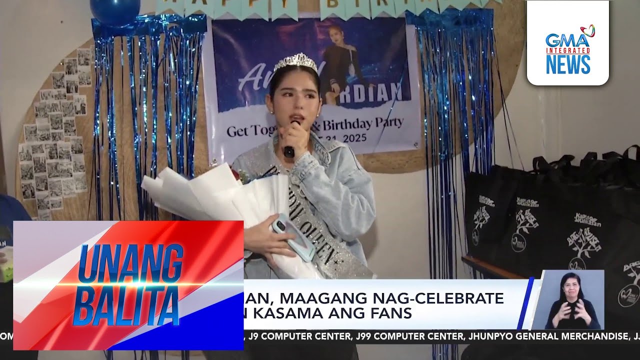 Angel Guardian, maagang nag-celebrate ng kaarawan kasama ang fans | Unang Balita