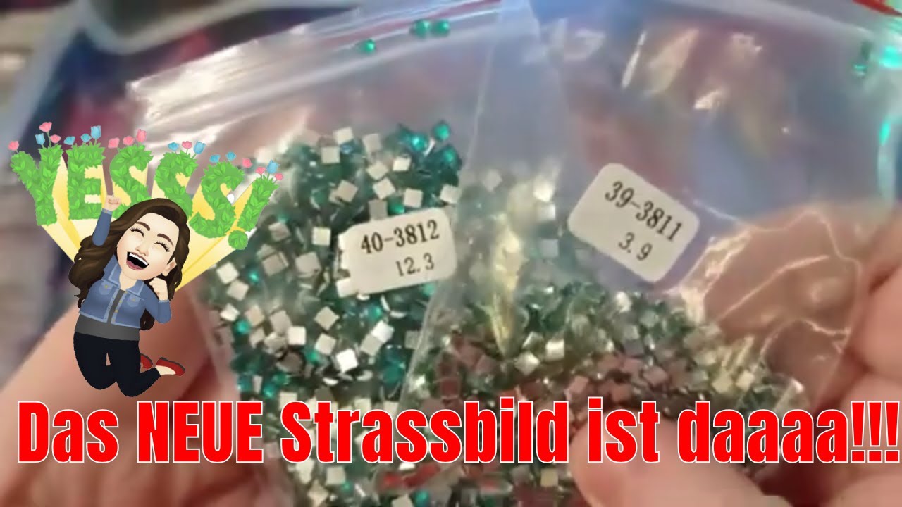 Diamond Painting Deutschland UNBOXING / Das Blumen Strassbild