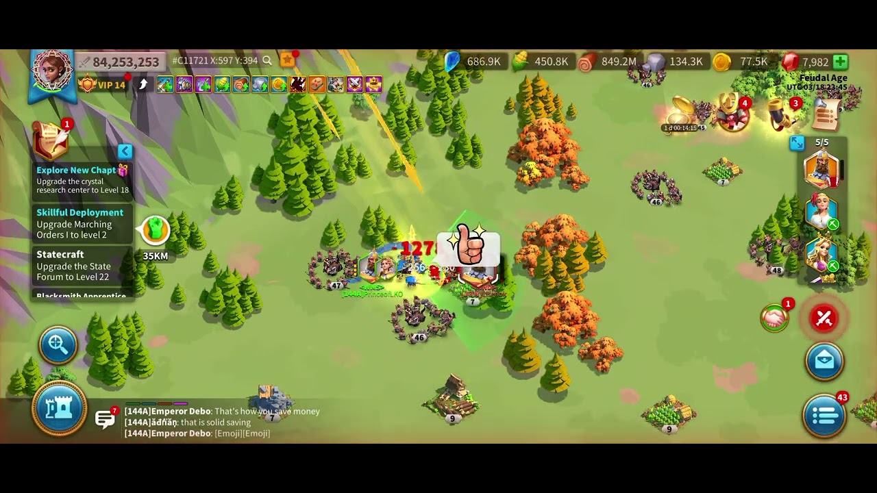 kvk lvl 6 pass battles
