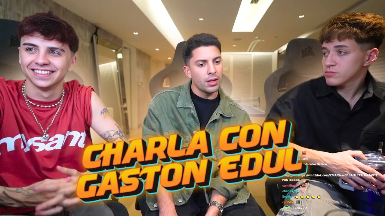MERNUEL Y GASTON EDUL CHARLA DE FUTBOL Y MUJERES