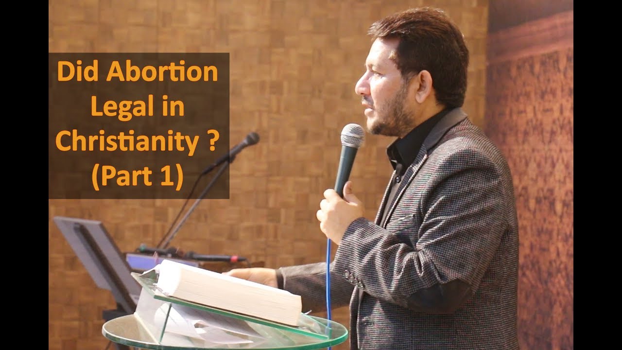 Is Abortion Legal in Christianity (part 1) (Rev Dr Jamil Nasir )