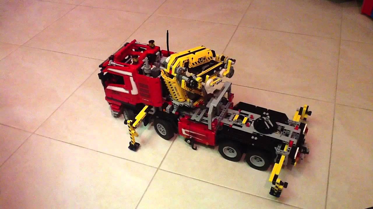 Lego Crane Truck 8258 modified