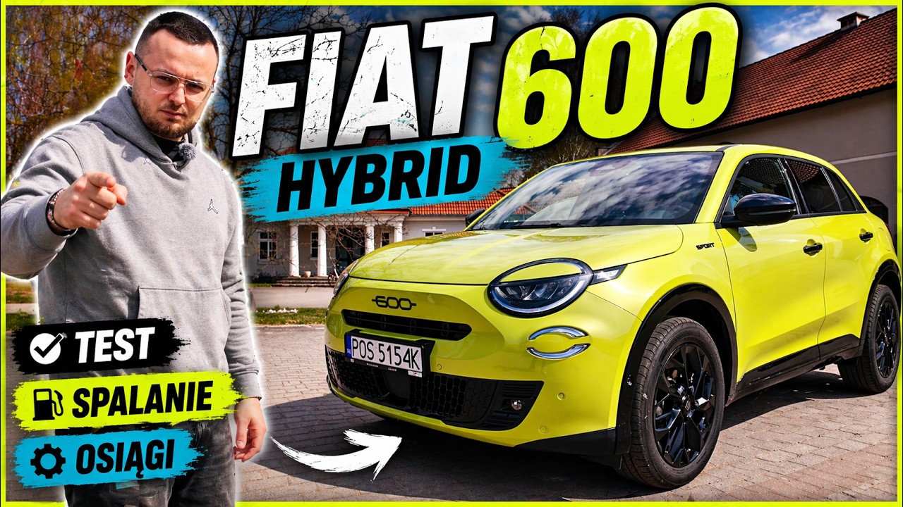 Nowy Fiat 600 Hybrid &ndash; MAŁY, ale ZASKAKUJE! 😱