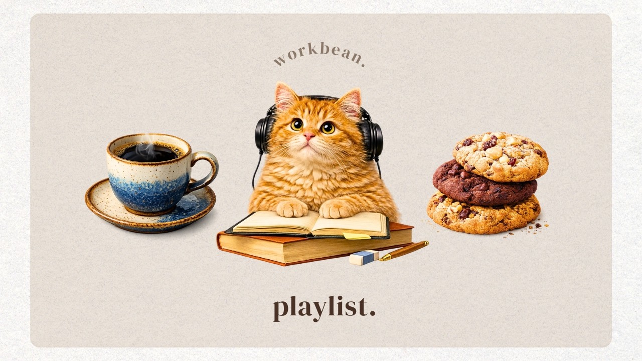 Lofi beats for deep focus, study & work | Let’s study calmly🐈🐾 (~4 hours)