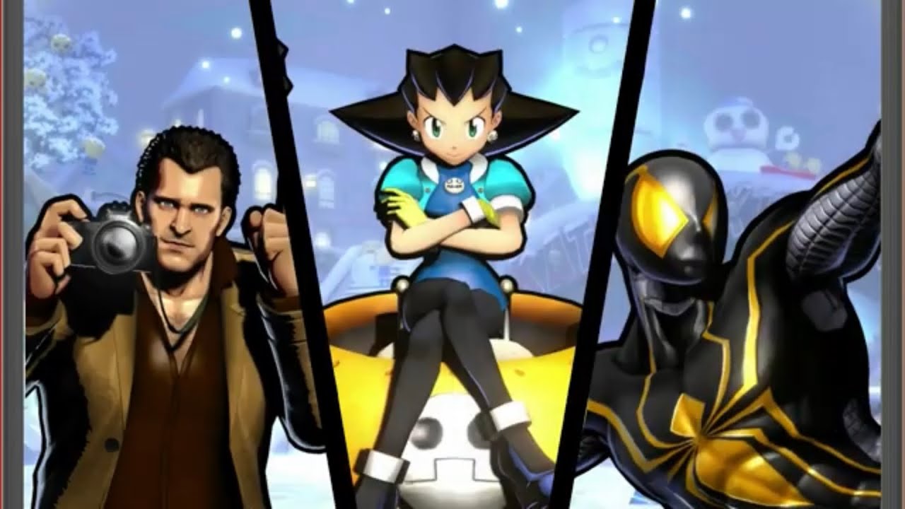 Ultimate Marvel vs Capcom 3: Tron Bonne, Frank West, and Spider-Man arcade playthrough