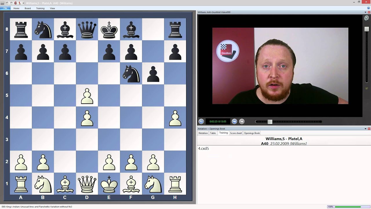 Simon Williams - An Anti-Grünfeld idea with 3.h4