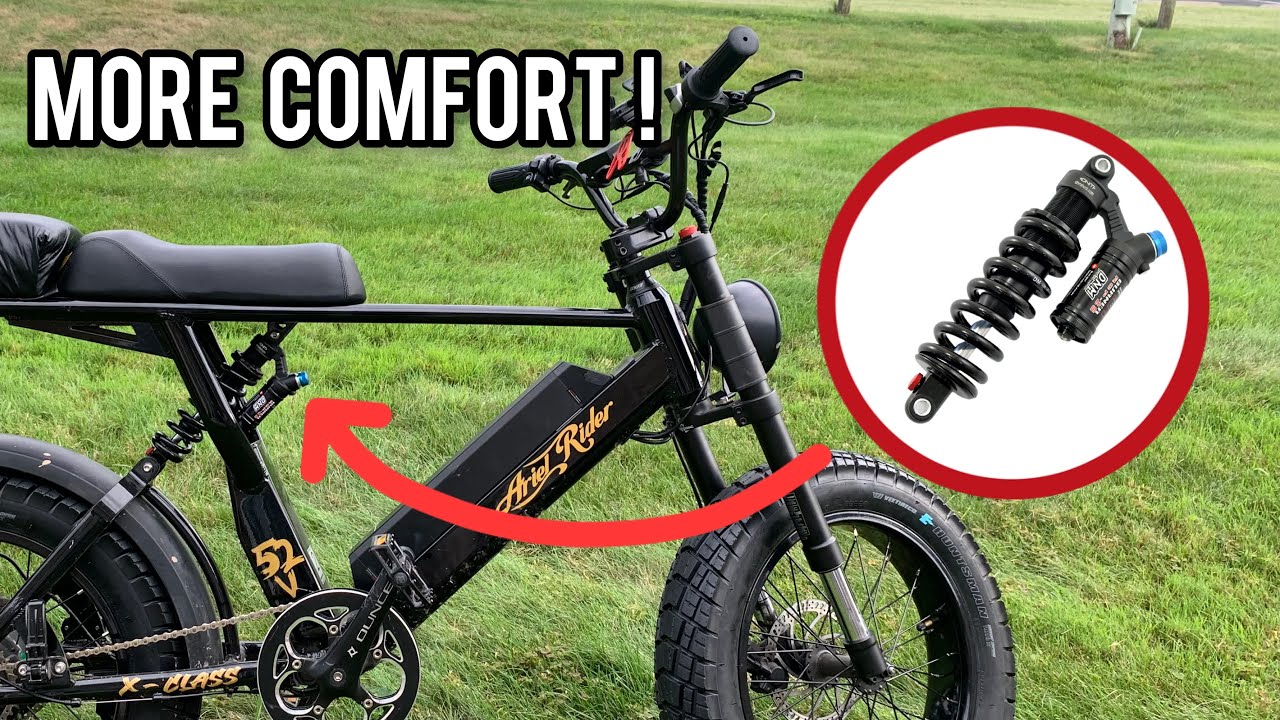 How to Upgrade Suspension on Ariel Rider X-class 52v! (DNM Burner)