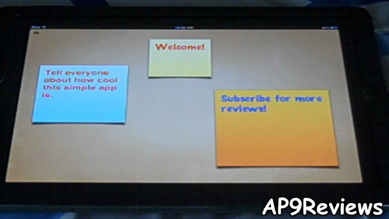 Sticky Notes for iPad Review