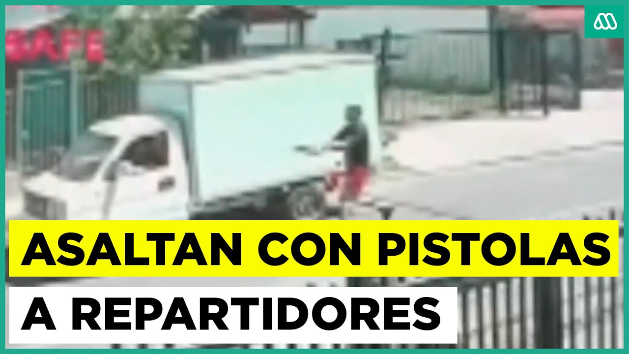 Reportan robos violentos de encomiendas en Maipú y Quinta Normal: asaltan con armas a repartidores
